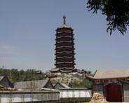 北京园博园标志性建筑永定塔再次开放