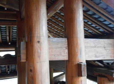 侗族村木建筑